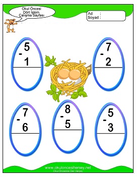 İşlemler yaprak test